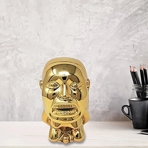 <span class=keywords><strong>Indiana</strong></span> <span class=keywords><strong>Jones</strong></span> ornamen dekorasi patung ikon kesuburan emas, cocok untuk dalam ruangan ruang tamu kamar tidur kantor - Product Image 3