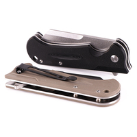 Couteau pliant de poche EDC extérieur-Couteau portable à usage quotidien, outil d'autodéfense et de survie pour le camping