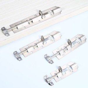 Serrure de porte et fenêtre en acier inoxydable, design traditionnel, installation facile, pour portes en bois et utilisation dans les salles de bain - Product Image 3