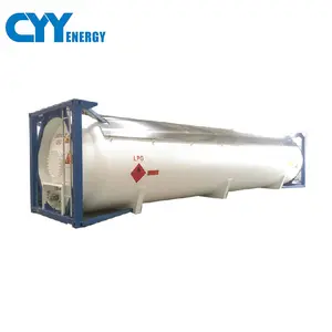 ASME-tanque de oxígeno líquido criogénico, 40 pies, argón, GLP, LNG, ISO