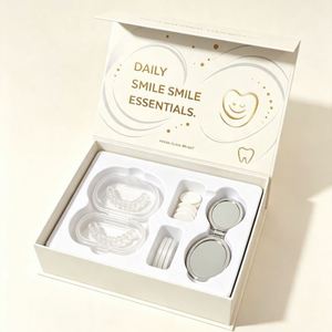 FX Recyclable Paperboard <b>Magnetic</b> Rigid <b>Box</b> Collapsible <b>Gift</b> Packaging <b>Box</b> for Dental Clinic Oral Care Kit - Product Image 3