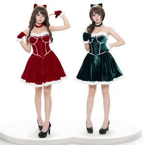 Costume da Coniglietta <span class=keywords><strong>Sexy</strong></span> per Adulti Senza Spalline per Natale Europeo e Americano, Abito per <span class=keywords><strong>Cosplay</strong></span> e Feste di Carnevale, Prodotto in Cina ODM - Product Image 2