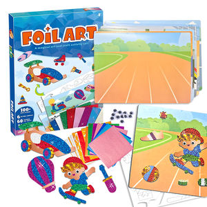 Kunden spezifische Folie Kunst Fee Prinzessin Eva Aufkleber Kunst Folie Spaß Kunst Kit für Kinder No Mess Creative Toy - Product Image 1