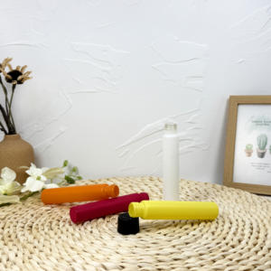 22*116mm <b>Glass</b> <b>test</b> <b>Tube</b> With Gold Child Resistant Cap Flat Bottom With CR Cap - Product Image 1