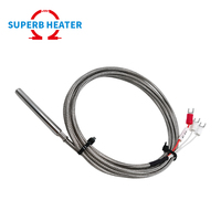 5*30/50/70mm Sonda tipo alta temperatura PT100 RTD-Clase a Sensor de temperatura industrial de precisión