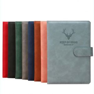 Wholesale A5 Hardcover Leather Notebooks for School Cheap Customized Promotion with Magnetic <b>Gift</b> - Product Image 2