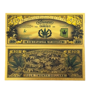2026 Nice America sun hemp bankbiljetten in 24K verguld goud voor verzameling - Product Image 4