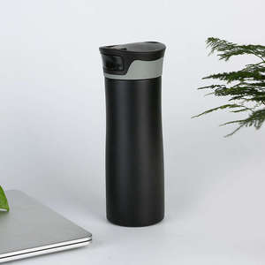 Modern Travel 500ml Double Layer Stainless Steel Vacuum Insulated <b>Coffee</b> Cup-Leak-Proof Business Gift for Car Use - Product Image 2