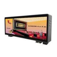 Pantalla de panel LED de alta definición P2.5 P3 P4, impermeable de doble cara para exteriores IP65 para tienda minorista, pantalla de techo de coche
