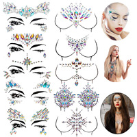 Corps temporaire Tatoo/tatouage autocollant pour mains visage autocollant Promotion grand autocollant mural amovible taille personnalisée 1pc/oppbag
