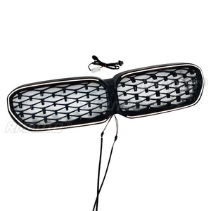 Car <b>LED</b> Bumper Grill Decorative Strips Racing Grille Body Kit Front Bumper Grill for BMW 5 Series G30 2021-2023 Exterior Part - Product Image 6