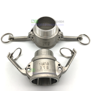 Высококачественный быстроразъемный соединитель Camlock 1/2-4 дюйма, соединитель труб типа A + D/B + F, фитинги Camlock для домашнего пивоварения, адаптер с зазубринами MPT FPT - Product Image 5