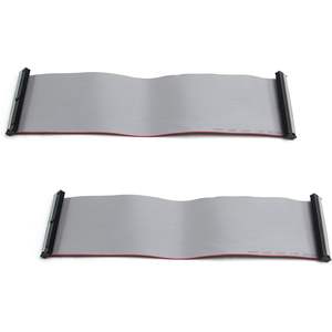 Conector de cable plano IDC de 64 pines Fielect, cable gris de 30cm y paso de 2,54mm para dispositivos electrónicos de servidor y placa base - Product Image 2