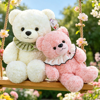 Ours en peluche en gros et personnalisés, ours en peluche doux et mignon rembourré en coton PP, idéal pour les machines à griffes, la décoration intérieure