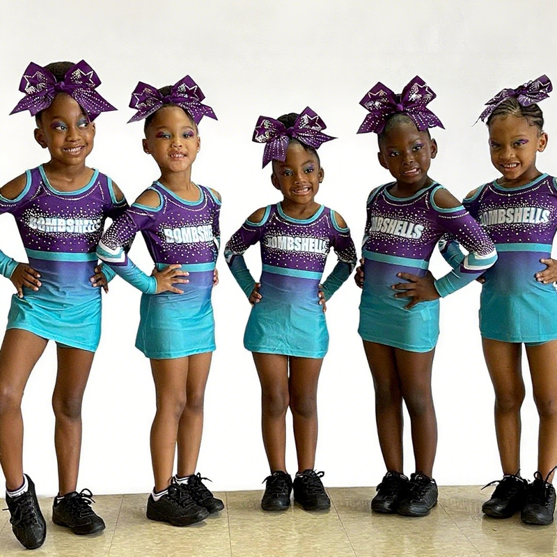 Free Design Cheer Uniforms with Rhinestones