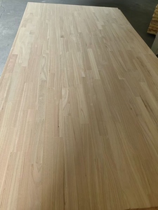 Panneau de bois massif à jointures en caoutchouc, prix usine, pour mobilier moderne d'hôtel - Product Image 6