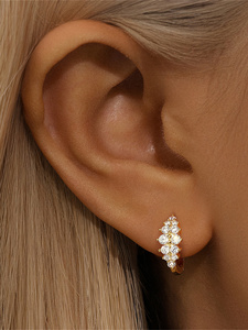 Classic Hoop Earring 925 Sterling Silver Daily Wear Fashion Jewelry for Women - Product Image 3