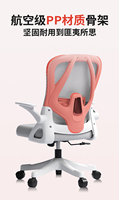 Chaise d'étude ergonomique avec rotation à 360 degrés Chaise de bureau en acier inoxydable avec dossier en maille confortable