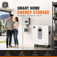 Système d'énergie solaire pour le stockage d'énergie domestique, batterie LiFePO4 51,2 V 200 Ah sur pied, système solaire hybride hors réseau, centrale électrique