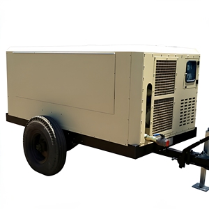 เครื่องอัดอากาศแบบสกรูโรตารี่เคลื่อนที่สำหรับขายส่ง 400 450 600 CFM เครื่องอัดอากาศดีเซล ผู้ผลิต OEM - Product Image 2