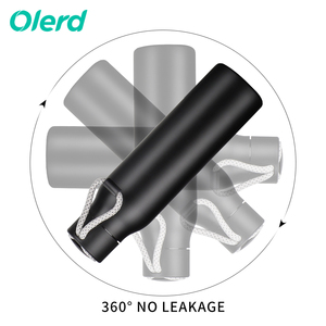 Gourde isotherme Olerd Sport à double paroi en acier inoxydable avec corde, anti-fuite, sans BPA, pour eau froide - Product Image 4