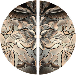 Maniglia Grande Semi-Circolare dal Design Moderno e Retrò <span class=keywords><strong>per</strong></span> Porte in Vetro di Hotel, Appartamenti, Soggiorni e Bagni - Product Image 3