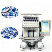 Machine à broder les casquettes automatique informatisée à tête unique haute performance, 15 aiguilles, dernière technologie, pour usage domestique