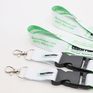 Resort Souvenir Gift Breakaway Buckle Neck Strap Cruise Staff ID Card Holder <b>Lanyard</b> Custom Wide Detachable Keychain <b>Lanyards</b> - Product Image 3
