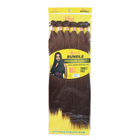 Cheveux synthétiques pré-étirés pour tressage, 24 pouces, 6X Multi Pack, Yaki, sans démangeaisons, sans nœuds, fixation à l'eau chaude, pour Box Braids et Crochet sans nœuds
