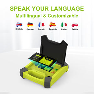 XFT-120G <span class=keywords><strong>Defibrillator</strong></span> Eksternal Otomatis Portabel AED Trainer dengan Umpan Balik CPR Realistis Defib DEA Pelatihan CPR - Product Image 2