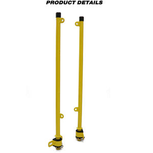 Soporte de montaje de pancarta de señal de carga de gran tamaño Universal de acero duradero soporte de carga de advertencia de cama plana y soporte - Product Image 6