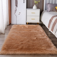 Tapis de sol uni personnalisé en fibres pelucheuses pour salon, chambre à coucher, décoration de pièce, doux pour la maison