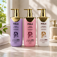 Bouteille de shampoing en plastique PE avec pompe lisse, 800 ml, 1000 ml, couleur personnalisée, pour soins quotidiens, conditionneur, gel douche