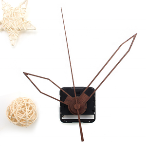 Đồng Hồ Treo Tường Con Trỏ Bằng Gỗ Nguyên Khối Phụ Kiện Thạch Anh Mô-men Xoắn Cao Đồng Hồ Đo Quả Óc Chó Màu Đen Kim - Product Image 4