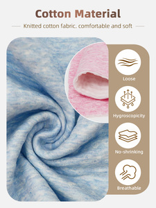 <span class=keywords><strong>Pyjama</strong></span> tricoté en coton et polyester à entrejambe ouvert pour patients paralysés, personnes âgées et post-chirurgicales – Facile à porter - Product Image 2