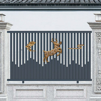 Design moderne de garde-corps d'escalier en aluminium pour balcon d'hôtel avec fabrication chinoise