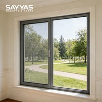 Ventana Corredera de Aluminio Estilo Alemán Sayyas JE86-TS con Rieles de Precisión y Rodillos Silenciosos para Arquitectura Moderna