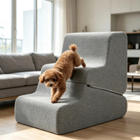 Marchepieds antidérapants pour petits chiens et chats, escaliers portables pour canapé, lit, chaise, idéal pour chiots, chats âgés, animaux de compagnie âgés