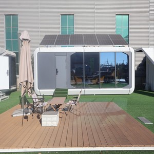 Casa Prefabricada de Lujo con Energía Solar 2026, Paneles Fotovoltaicos de Alta Eficiencia, Casa Modular Ecológica, <span class=keywords><strong>Hotel</strong></span> de Campamento al Aire Libre - Product Image 2