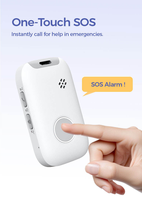 Système d'alarme mobile personnel avec GPS, pendentif de détection de chute et appel SOS 4G pour personnes âgées, traceur d'alarme de chute pour homme