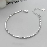 Bracciale di Lusso in Argento Sterling S925 con Pepite Irregolari, Texture Martellata, Design Unico, Gioiello Delicato, Regalo di Compleanno per Lei