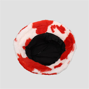 2022 Thiết Kế Bán Buôn Fluffy Fuzzy Furry Của Phụ Nữ Xô Mũ Đồng Bằng Faux Fur Bò In Ngư Dân Mùa Đông Mũ Xô Cho Phụ Nữ - Product Image 3