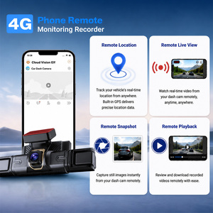 JMC DVR 4G LTE 4CH <span class=keywords><strong>per</strong></span> Flotte, 2K+1080P, ADAS, GPS, Monitoraggio Remoto in Tempo Reale, Dashcam da 4 Pollici, <span class=keywords><strong>Telecamera</strong></span> Anteriore e Posteriore <span class=keywords><strong>per</strong></span> <span class=keywords><strong>Auto</strong></span> - Product Image 5