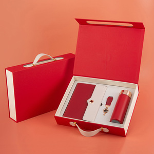 Luxury PU Leather Notebook <b>Gift</b> <b>Set</b> A5 Green with Keych and Water Bottle Elegant Office Stationery <b>Gift</b> Box Green Ping <b>Gift</b> <b>Sets</b> - Product Image 4