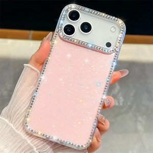 Funda de Teléfono con Diamantes Brillantes para iPhone 17 Pro Max, Fundas de Teléfono Móvil de Lujo con Purpurina para iPhone 13, 14, 15, 16 Pro - Product Image 5