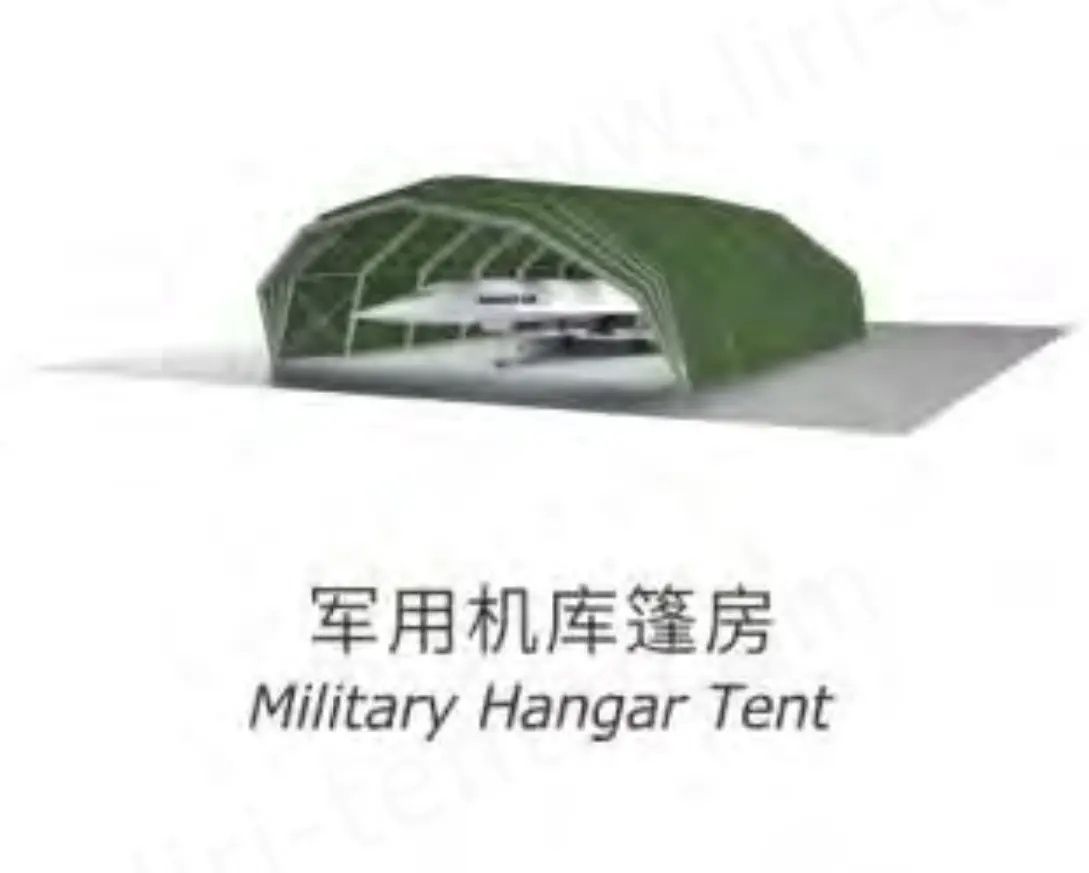 Hangar Canopy F-35 Lighttning II Tamanho extra Quadro modular tenda unificada especial estrutura modular alojamento tenda