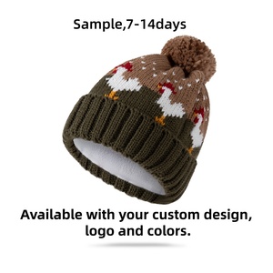 बच्चों के लिए सर्दियों डिजाइनर बेनी गर्म बालों वाली टोपी के साथ किशोर - Product Image 4