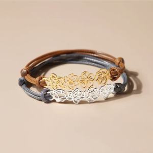 Ornement de main en forme de fleur en acier inoxydable ajouré, motif fleur de <span class=keywords><strong>naissance</strong></span> des douze mois, cadeau transfrontalier de <span class=keywords><strong>remerciement</strong></span> pour la fête des Mères - Product Image 4