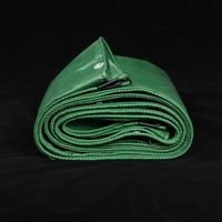 Bâche en PVC vert foncé pour ferme, imperméable, résistante au soleil, abri pour bétail, couverture de serre, anti-UV, bâche robuste