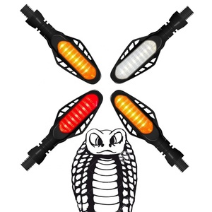 Phổ dẫn tín hiệu rẽ phía trước lái xe bên chỉ số hổ phách nhấp nháy xe máy chuyển ánh sáng E4 CE không thấm nước với đèn phanh - Product Image 1